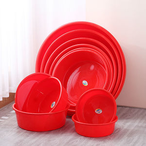 <b>Foldable</b> <b>bath</b> tub, large household <b>bath</b> basin, plastic red basin, laundry basin, washbasin, pet cat litter box - Product Image 3