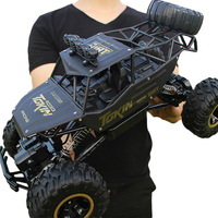 आर सी कार 4WD 2.4GHz चढ़ाई कार 4x4 डबल मोटर्स बिगफुट कार रिमोट कंट्रोल मॉडल ऑफ सड़क वाहन खिलौना