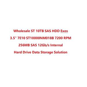 ฮาร์ดดิสก์แบบ SAS สำหรับเดสก์ท็อป ความเร็ว 7200 รอบต่อนาที ความจุ 10TB ขนาด 3.5 นิ้ว รุ่น 7E10 ST10000NM018B อินเทอร์เฟซ 12Gb/s หน่วยความจำ 256MB เวลาค้นหาข้อมูล 8.5ms ขายส่ง - Product Image 2