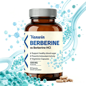 RTS Berberine HCl 1200mg Complément Alimentaire Formule Soutien Glycémique et Immunitaire Végétalien <span class=keywords><strong>Sans</strong></span> <span class=keywords><strong>Gluten</strong></span> Certifié GMP 60 Gélules Végétales - Product Image 5