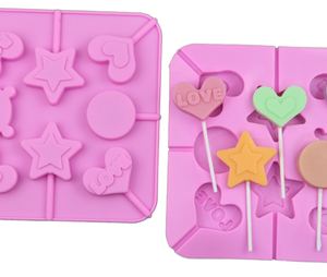 Moule à sucette de dessin animé <span class=keywords><strong>fait</strong></span> <span class=keywords><strong>maison</strong></span> Silicone de qualité alimentaire résistant à la chaleur antiadhésif bonbons et fromage bâton outils de gâteau créatifs <span class=keywords><strong>idée</strong></span> cadeau - Product Image 3