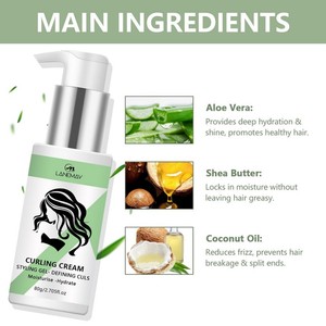 Crème coiffante pour boucles élastiques 2.7 oz, hydratante pour créer des vagues et des boucles, crème pour boucles déterminantes, boucles douces, moelleuses et rebondissantes - Product Image 5