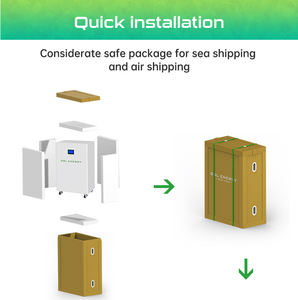 Batería Solar de Litio Lifepo4 de 51.2V 15KWh 280Ah, Tipo Dividido, Comunicación CAN, Sistema de Almacenamiento de Energía Doméstico - Product Image 4