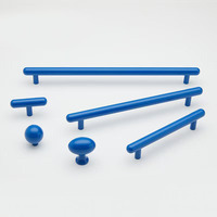 Poignées et Boutons de Meubles en Laiton Massif Colorés, Style T, Rouge, Jaune, Bleu, Blanc, pour Armoires de Cuisine et Tiroirs de Dressing - Vente Flash