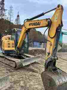 Excavatrice sur chenilles hydraulique HX55 d'origine de haute qualité avec moteur diesel Isuzu, garantie de 2 ans, excellent état, à vendre - Product Image 5
