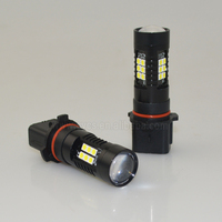 Ampoule LED de recul pour voiture P13W 21LED 21SMD 3030, ampoules LED antibrouillard 12V, lampe LED pour voiture pour rénovation/amélioration
