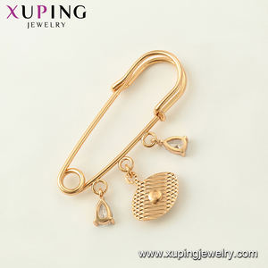 BROS-35 Xuping Mata Keberuntungan Pria dan Wanita, Perhiasan Bros Universal Turki Kuning - Product Image 5