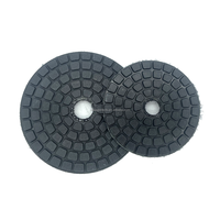 Usine directement vendre 4 pouces 5 pouces diamant tampons de polissage 4 "5" noir tampon tampons de polissage pour marbre granit Quartz pierre