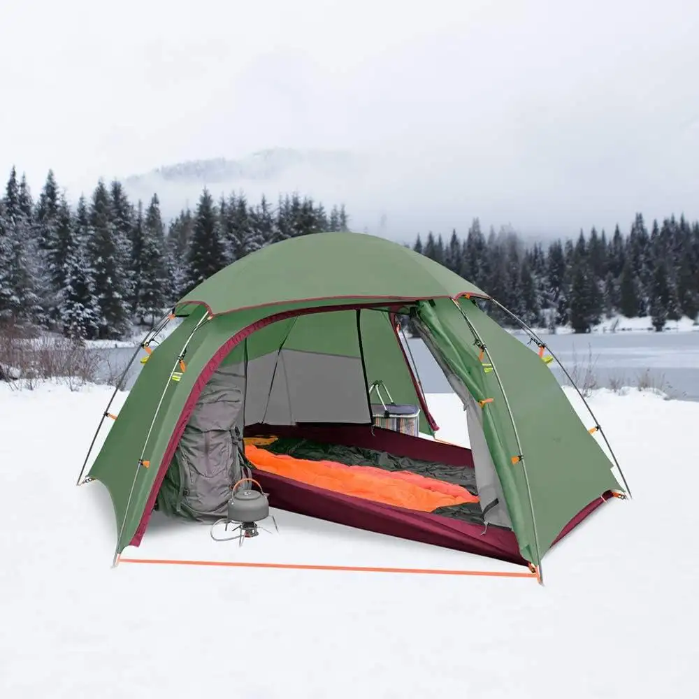Barraca de acampamento portátil NPOT Ultralight para mochilas, barraca leve à prova d'água fácil de configurar para 1 ou 2 pessoas