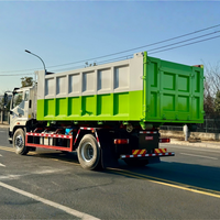 Camion à ordures amovible Dongfeng, nouveau moteur diesel 3800, norme d'émission Euro 3, avec bras à crochet pour utilisation en ville, à l'école et en zone rurale