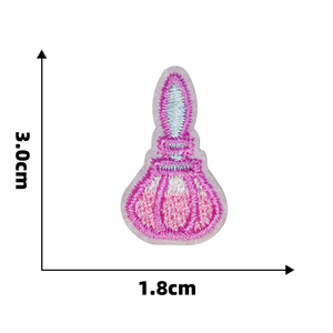 Graziose scarpe da ballo con fiocco rosa per Bikini custodia per telefono autoadesiva cosmetica per gioielli abiti fai da te ricami decorativi - Product Image 5