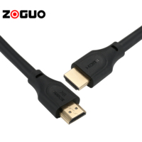 Câble HDMI 2.1V haute vitesse 48Gbps direct d'usine 4K 120HZ pour lecteur DVD de moniteur vidéo domestique avec gaine en PVC et capot en métal