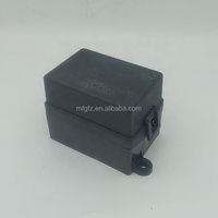 Boîte à fusibles automobile 6 voies avec 4 prises de relais noires 12V/24V, module de relais de type insert