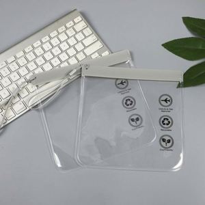 TSA Approved Clear Acrylic Square Quart-Size Toiletry <b>Bag</b>-Leakproof Waterproof Travel Organizer Geometric <b>Gift</b> - Product Image 2