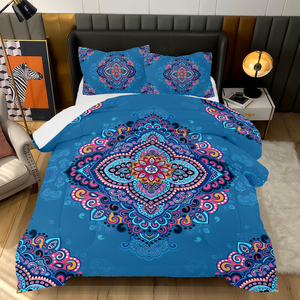 Bộ Chăn Ga Giường Cỡ King Giá Rẻ Bán Buôn Theo Phong Cách Bohemian Chăn Sang Trọng - Product Image 6