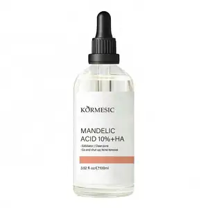 Natural Moisturizing clean Pores mandelic 10% +HA liquid acid exfoliation Anti acne remover Facial face serum