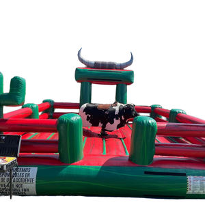 Machine d'équitation mécanique gonflable commerciale de taureaux de rodéo de Bronco d'adulte gonflable à <span class=keywords><strong>louer</strong></span> - Product Image 1
