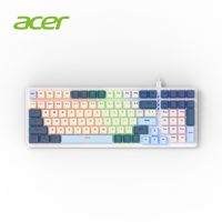 acer OKW214 100-Key USB Wired Gaming Mechanical Keyboard with Anti-Ghosting Ergonomics Design Warehouse