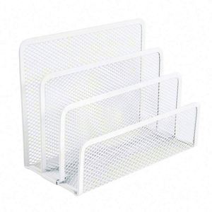3 Tier <b>Mesh</b> Metal Desk Rack Organizer File Rack Letter A4 Papers Documents Holder Desk Organizer - Product Image 4
