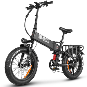 Vélo électrique pliable OEM SAMEBIKE 20 pouces, suspension intégrale, freins à disque hydrauliques, VTT électrique - Product Image 1