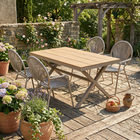 Chaises de patio Meiqi, chaises de salle à manger de patio d'extérieur, cadre en alliage d'aluminium résistant aux intempéries, meubles pour jardin, utilisation en extérieur