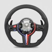 Volant en cuir de haute qualité pour BMW Série 1-7 F10 F30 F20 F90 F01 F12 F87 F80 F82 F83 F34 M3 M5, vente chaude