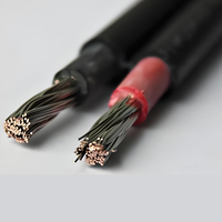 10mm Doppelkern-PV-Kabel XLPE DC Solarkabel TÜV PV1-F 2x6 2x4 2x10mm² 2-adrig 6mm Photovoltaik Mehradriges Kupferleiterkabel