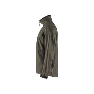 BLAKLADER-Veste Softshell 495025164599S Vert olive foncé/Noir-VESTES DE TRAVAIL EAN 7330509534762 - Product Image 4