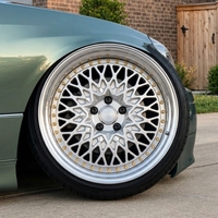 Jantes en alliage personnalisées en deux parties, en maille argentée, à profil profond, 18, 19, 20 pouces, 5x114.3, pour Lexus GS300 GS400 IS250 Infiniti G35 G37