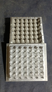 30 trứng nhựa/nhôm khay trứng khuôn lưới được sử dụng trên bột giấy nhỏ 1x3 khay trứng máy - Product Image 4
