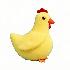 Juguete de peluche de pollo amarillo, animal de peluche suave de 31cm-50cm para niños de 2 a 4 años, juguete de animales de granja unisex - Product Image 4