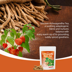 Premium Ashwagandha Root <strong>Tea</strong> for Stress Relief Natural Energy Focus &amp; Memory Support Vegan Herbal Supplement <strong>TEA</strong> - Product Image 1