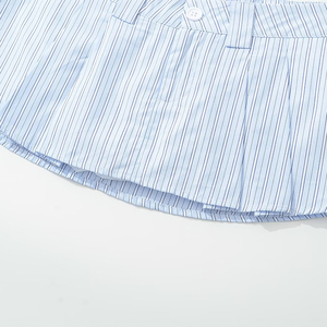 ZATRHMBM 2026 Nuova Collezione Primavera/Estate <span class=keywords><strong>Gonna</strong></span> <span class=keywords><strong>a</strong></span> Righe da Donna, Stile Retrò Casual ed Elegante, Minigonna Versatile <span class=keywords><strong>a</strong></span> <span class=keywords><strong>Vita</strong></span> <span class=keywords><strong>Bassa</strong></span> - Product Image 6