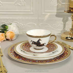 Vajilla ligera de lujo, taza de café, hogar, restaurante, cocina occidental, plato <span class=keywords><strong>para</strong></span> carne, plato <span class=keywords><strong>para</strong></span> ensalada - Product Image 2