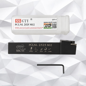 PCLNL/ PCLNR 2525 M12 CNC ที่จับเครื่องมือกลึงเหล็กภายนอกสำหรับเม็ดมีด CNMG 12 ความแม่นยำสูง OEM - Product Image 3