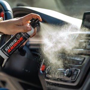 shine armor CAR UPHOLSTERY AND INTERIOR <b>CLEANER</b> <b>PLASTIC</b> AND LEATHER REFRESHING GLOSSY AND SHINNY USAGE FACTORY DIRECT PRICE - Product Image 5
