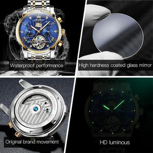   Relojes clásicos para hombre 9910 Tourbillon multifunción, reloj automático completo para hombre, relojes de pulsera masculinos de alta gama - Product Image 4