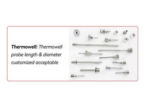Sonda Termocoppia di Alta Precisione Rosemounte PT100, Sensore di Temperatura RTD in Acciaio Inox OEM, Termocoppia a 3 e 4 Fili - Product Image 5
