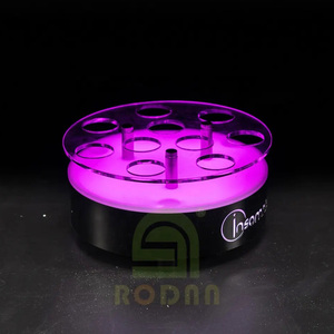 Rodnn LED Acrylique Shot Glass Plateau de service Porte-verre pour 10 coups - Product Image 3