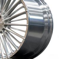 Rines de Aleación Forjados Multirradio en Plata Pulida TXING, de 18-20 Pulgadas, 5x112, Compatibles con Mercedes Clase C, E y S