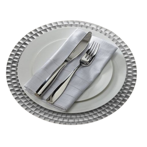 Assiette de présentation arrondie pour la fête de mariage Ustensiles de restauration Assiette de présentation en laiton fabriquée à la main - Product Image 6