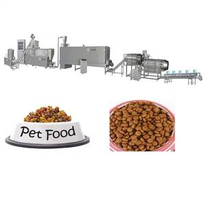 Machine à granulés d'animaux Ligne de production d'extrudeuse de collations pour chiens de compagnie 55KW Équipement de fabrication de meulage - Product Image 2