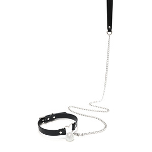 Cat bell <b>collar</b>, a erotic bondage and <b>BDSM</b> toy for couples, K9 bondage traction chain, neck <b>collar</b>, adult SM products. - Product Image 2