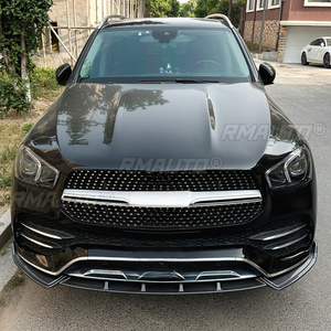 สปอยเลอร์กันชนหน้ารถยนต์ ชิ้นส่วนตกแต่งสำหรับ Mercedes Benz GLE class W167 C167 AMG 2019-2023 ชุดแต่งกันชน - Product Image 4