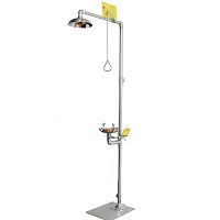 Ducha de emergencia y <span class=keywords><strong>lavaojos</strong></span>, productos de seguridad montados en el suelo aprobados por CE y ANSI - Product Image 2