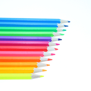 Paquete de 12 lápices de colores neón de 7 pulgadas personalizados, colores brillantes, <span class=keywords><strong>Lapiz</strong></span>, resaltador de madera, juegos de rotuladores para estudiantes - Product Image 5