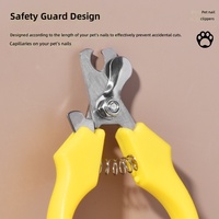 Coupe-ongles en forme de gourde pour chat avec lime, lot de 2, coupe-ongles à ressort sécurisé pour toilettage de chats et chiens, vente en gros