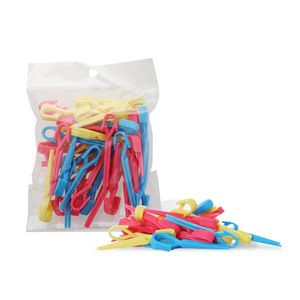 Pinzas de Posicionamiento Cruzado para Peinado, 10 cm, Colores Surtidos, Herramientas de Plástico para Salón, Uso Diario - Product Image 5