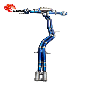 Escape deportivo con válvula de titanio de alto rendimiento de flujo para <span class=keywords><strong>Audi</strong></span> <span class=keywords><strong>SQ7</strong></span> 4,0 TFSI <span class=keywords><strong>V8</strong></span> 2020-2023 - Product Image 2
