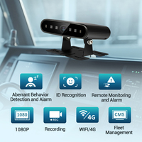 Sistema de Cámara de Monitoreo de Conductores STONKAM AI DMS con Detección de Conducción Distraída, Detección de Uso de Teléfono, WiFi 4G para Autobús y Camión